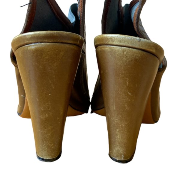 Givenchy vintage leather chunky ankle booties - Picture 9 of 12